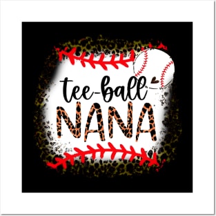 Tee Ball Nana Leopard   Tee Ball Nana Posters and Art